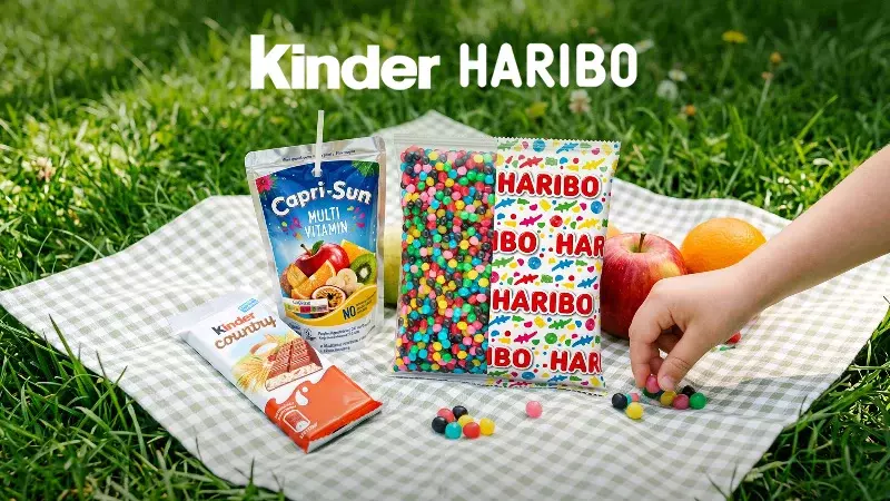 Kinder, Haribo, confiseries
