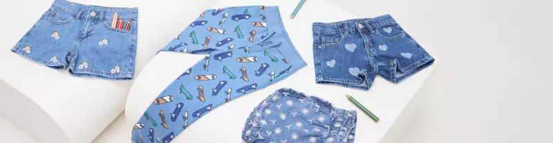 Rentrée : pantalons, jupes & shorts pour enfant