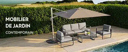 Mobilier de jardin contemporain