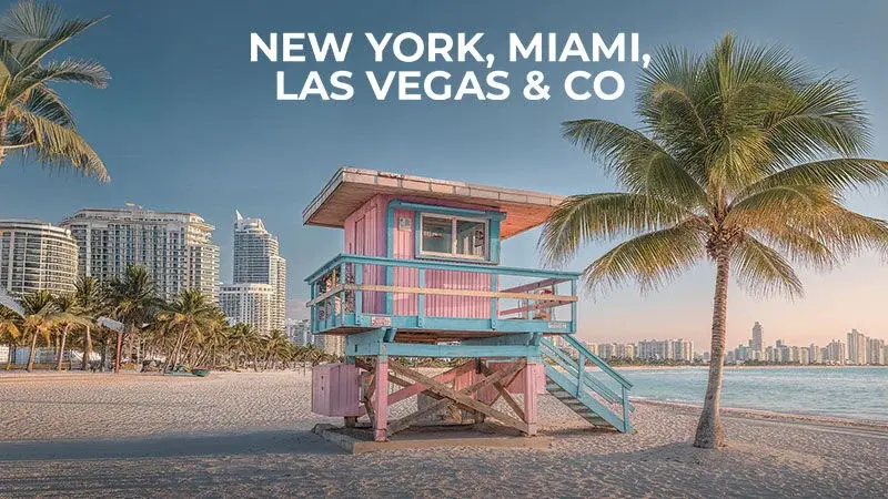 New York, Miami, Las Vegas & Co