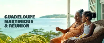Martinique, Guadeloupe & Réunion