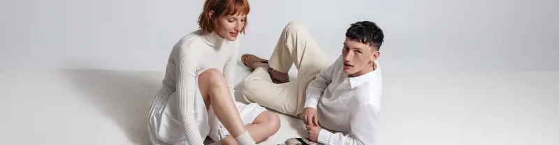 Tout en blanc
