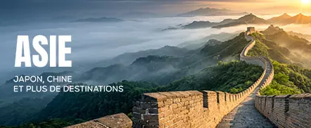 Asie : Japon, Chine et plus de destinations