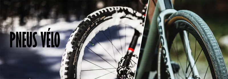 Pneus route et VTT
