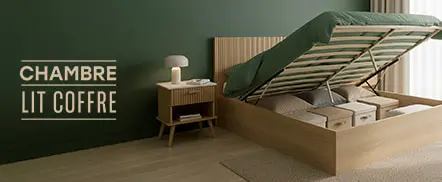 Chambre, lits coffres