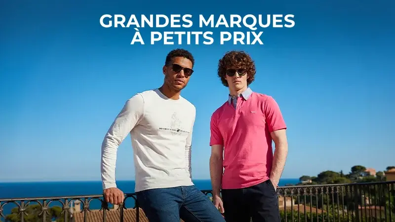 Grandes marques à petits prix - homme