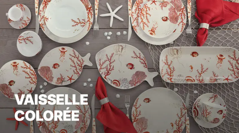 Vaisselle Colorée