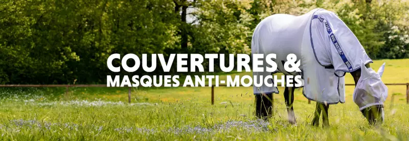 Couvertures & masques anti-mouches