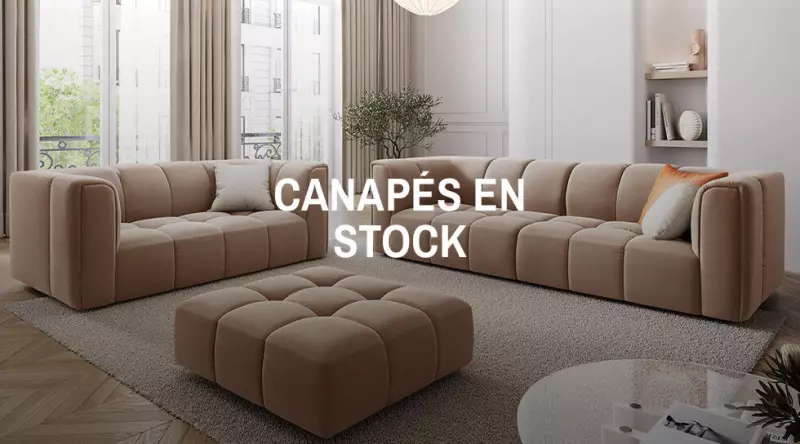 Canapés en stock